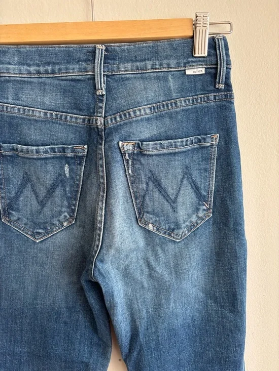 Mother Denim The Swooner Rascal Straight Leg Ankle Jean Where is my Mind size 23 - Picture 7 of 10